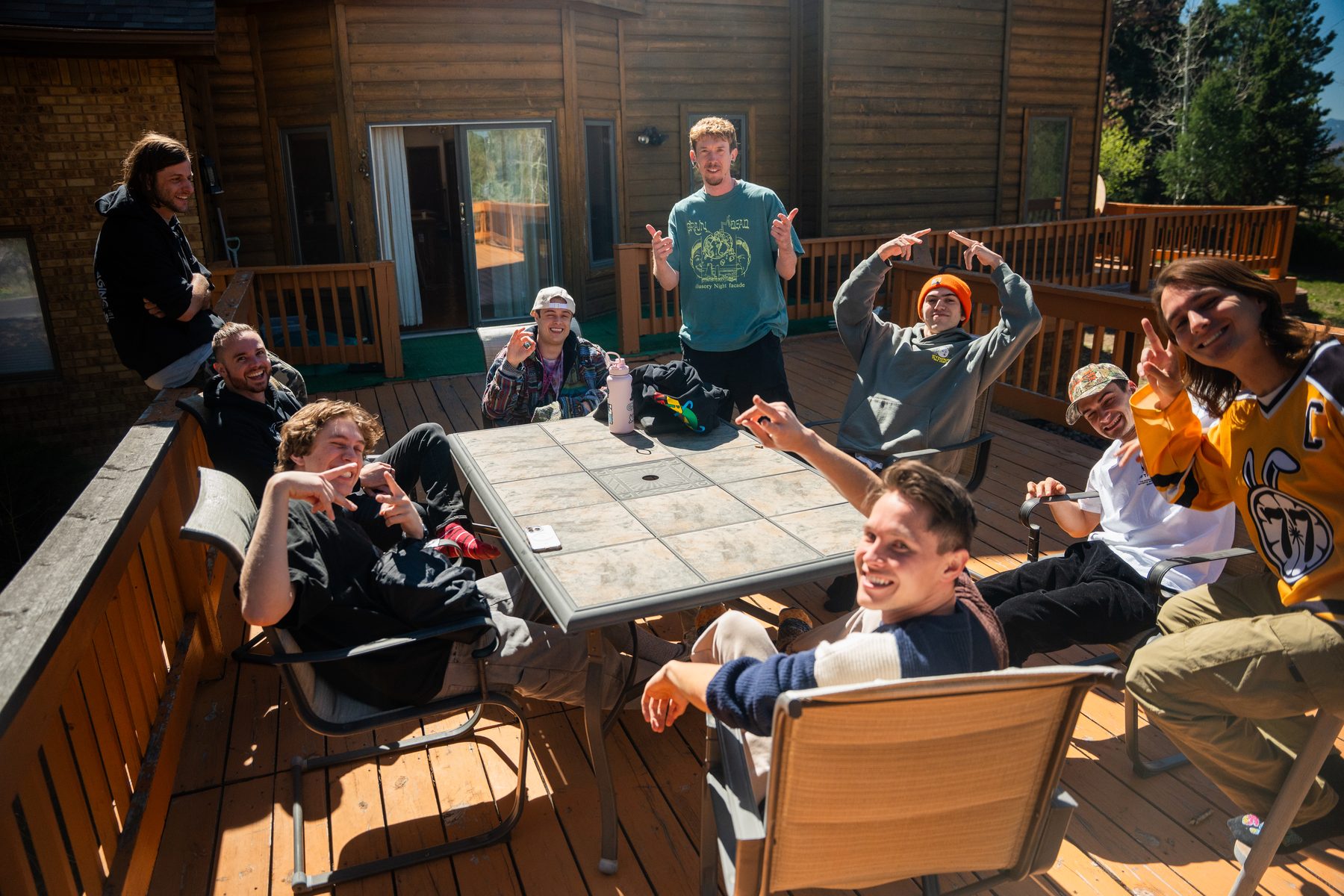Outdoor deck hangout